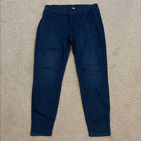 Eileen Fisher Denim - NEW Eileen Fisher Organic Cotton High Rise Denim Jeggings sz Large Utility Blue